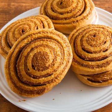 京采 Bao·Mantou - 京采花生年輪夾心饅頭(6入)(全素)-85g/顆