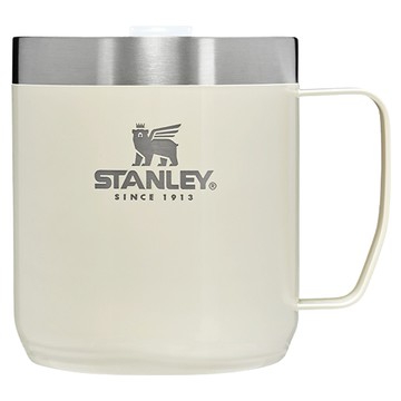 STANLEY 台灣公司貨 經典系列 不鏽鋼咖啡馬克杯  光澤奶油白  1個  350ml