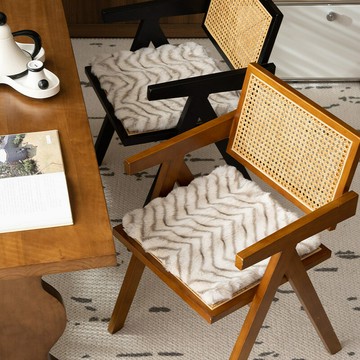 『百貨屋二號』坐墊椅墊冬季加厚毛絨辦公室久坐冬天保暖座墊凳子餐椅椅子墊屁墊