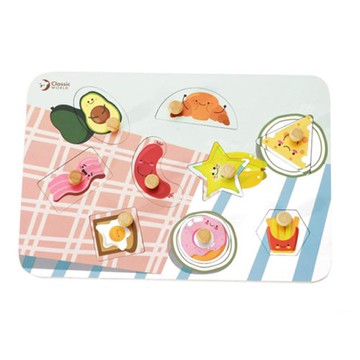 德國 ClassicWorld - 木製手抓板-豐盛早餐