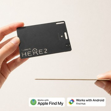 超薄錢包定位卡 Slimca HERE 2 超薄防丟卡  iOS/Android