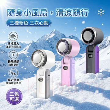 【免費試用31天/保固兩年】新升級👍【德國6.0製冷黑科技❄️超導製冷❄️】冰敷手持風扇 手持冰風扇 製冷風扇 折疊手持