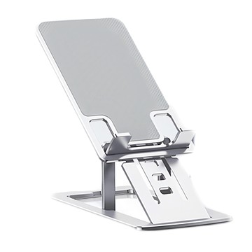 全鋁合金厚手機支架 6mm  1個  銀色