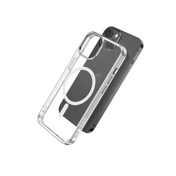 Mass iphone16 Magsafe磁吸手机殼 防摔透明氣囊手機保護殼