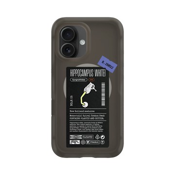 iPhone 16 AirX 本質黑 - Marine Debris - 棉花棒海馬