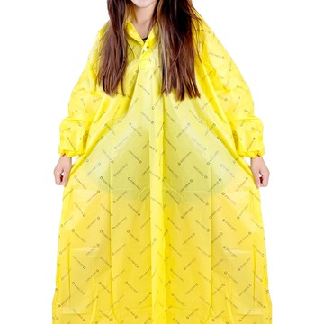 久大洋傘 eva微笑雨天 兒童雨衣  黃色  L  1件