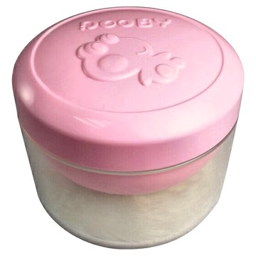 DOOBY 大眼蛙 神奇自動粉撲盒 方便填充爽身粉  1個