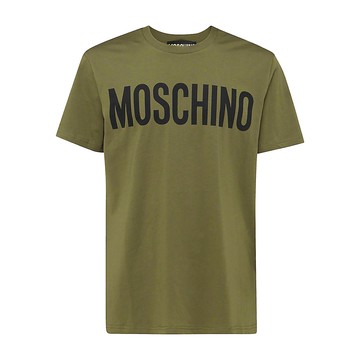 Moschino - Green And Black Cotton T-shirt