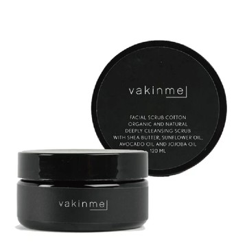 【瑞典 vakinme】臉部去角質霜 清新棉花 120ml