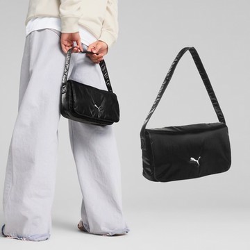 Puma 肩背包 UP Baguette 黑 翻蓋式 磁吸 手提包 側背包 隨行包 小包 包包 09130001