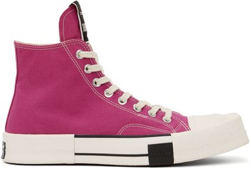 Rick Owens DRKSHDW 粉色 Converse 联名 TURBODRK Chuck 70 高帮运动鞋