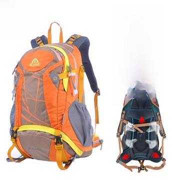 艾王新款戶外登山包30升雙肩包懸浮透氣旅行徒步男女雙肩背包30