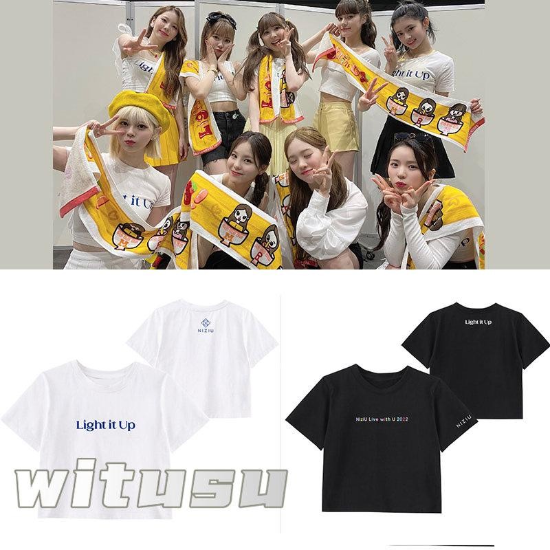 NiziU ニジュー 「2022 Light it Up」 IDOLグッズ 半袖 Tシャツ 春夏