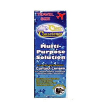MultiPurpose Contact Lens Solution 3 fl oz by Clear Conscience
