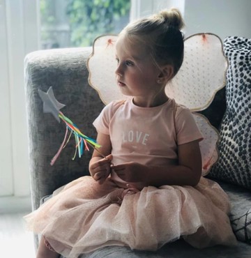 英國 Bob & Blossom 粉色 LOVE 短袖T恤