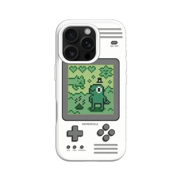 iPhone 16 Pro SolidSuit 白 - 怪奇事物所 Incrediville - 8-bit所長飼育家