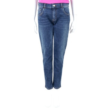 Emporio Armani J36 Regular Fit 破損細節藍色修身牛仔褲