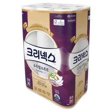 Kleenex 特級棉柔 三層捲筒衛生紙  30m  30捲  1袋