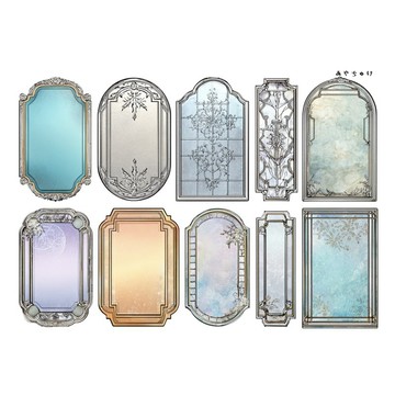 【9 月新品】20-147-0020 裁切紙 幻想復古浪漫喫茶