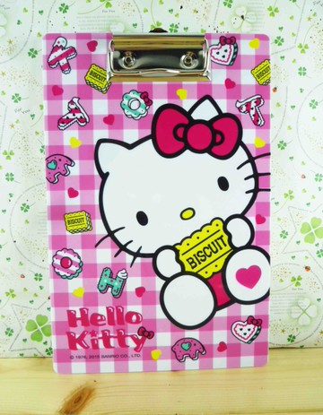 【震撼精品百貨】Hello Kitty 凱蒂貓~A5夾板-粉甜點