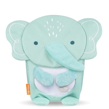 聖誕禮物 動動好朋友 幼兒後背包-粉藍小象 可張手抱抱  透氣背墊