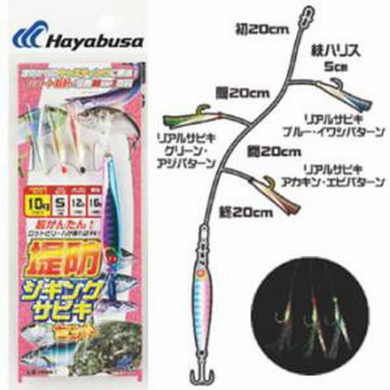ハヤブサ 堤防ジギングサビキセット 3本鈎 Ha281 30g サビキ釣り 仕掛けセット ジグサビキ 通販 Lineポイント最大1 0 Get Lineショッピング