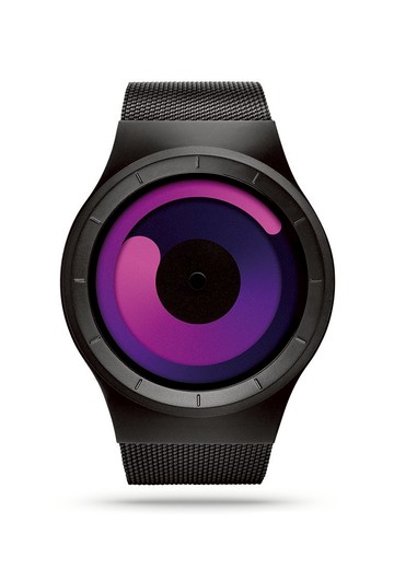 宇宙重力系列腕錶MERCURY (黑/紫, Black / Purple)