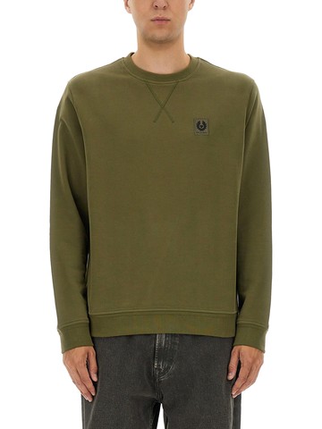 belstaff sweatshirt with logo patch