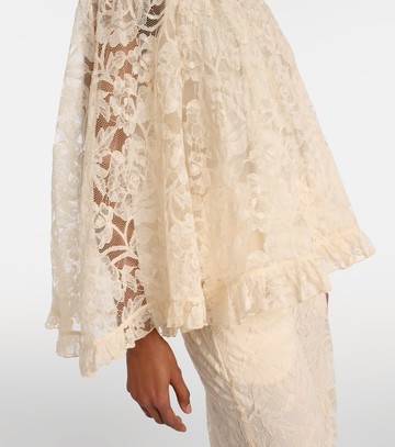 Zimmermann Carousel ruffled lace blouse