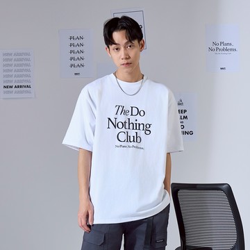 CACO-MIT 無所事事俱樂部短T‧情侶款(二色)-男【J1NA004】