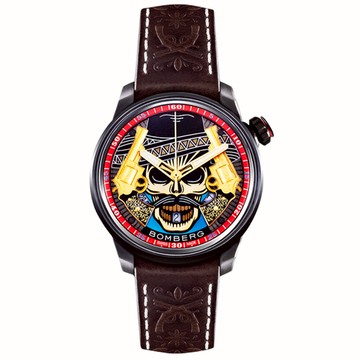 BOMBERG｜BB-01 自動機械系列 雙槍骷髏自動大三針－錶徑 43mm