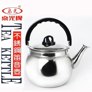 【百貨通】304不鏽鋼泉光笛音壺/茶壺26CM(7L)