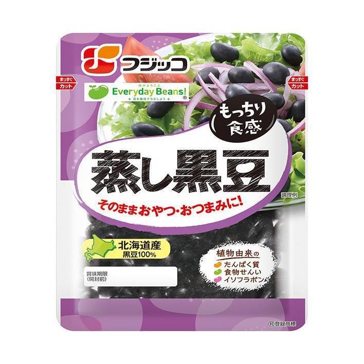 フジッコ 蒸し黒豆 60g×12袋入×(2ケース)｜ 送料無料