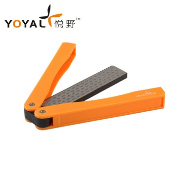 悅野戶外野營戶外刀具便攜式雙面金剛石多功能磨刀器TAIDEA出品