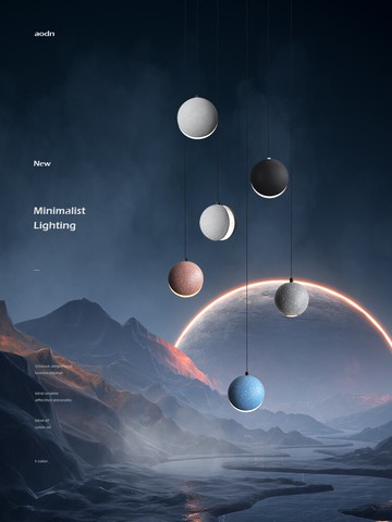 臥室床頭燈現代簡約北歐創意星球燈櫥窗吊燈吧臺單頭工業風小吊燈