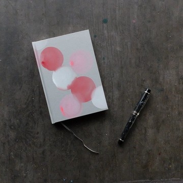 手工製書 暈染系列 花街之鼓