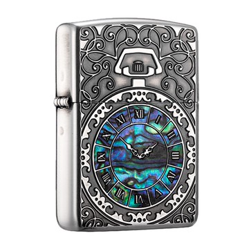 【ZIPPO】ZA-2-81A 經典仿古銀懷錶(加厚版)防風打火機|官方正版|日本設計|限量