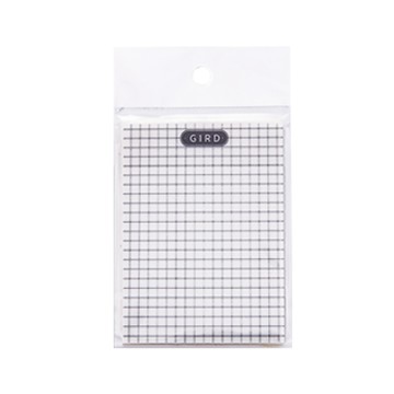 賈文卿 易撕劃重點 透明便利貼/記號貼/N次貼-10包/方格