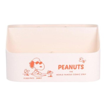 小禮堂 史努比 桌上型多格收納架 (墨鏡款)