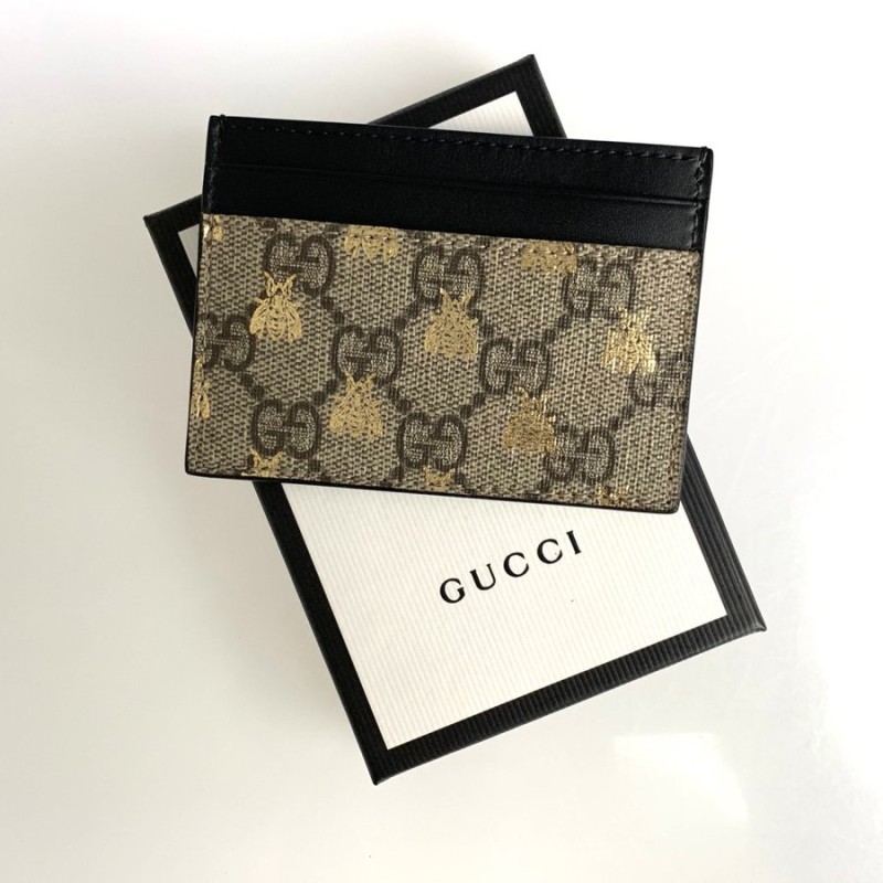 最終値下げ GUCCI パスケース GUCCI GGスプリーム べージュ＆ブラウン