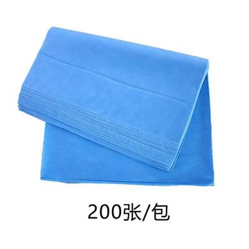 加厚一次性防水防油修腳墊巾毛巾美容院無紡布枕巾美甲足療紙足浴