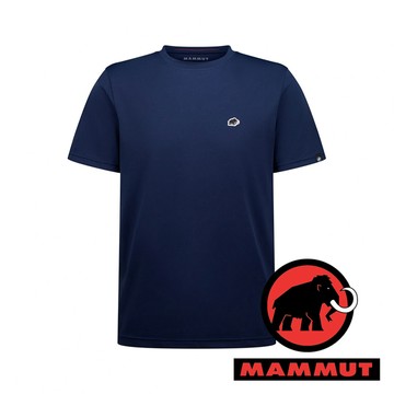 【MAMMUT 長毛象】Mammut男圓領排汗短袖T恤『海洋藍PRT1』1017-05080 戶外 露營 登山 健行 休閒 時尚 出國 旅遊 短袖 上衣
