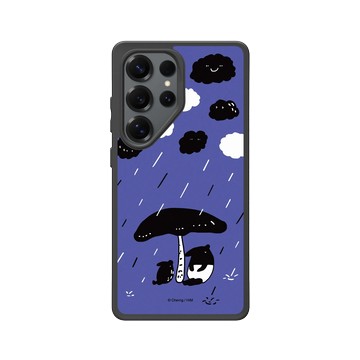 Galaxy S25 Ultra SolidSuit 黑 - 馬來貘 Laimo - 下雨了(紫色款)