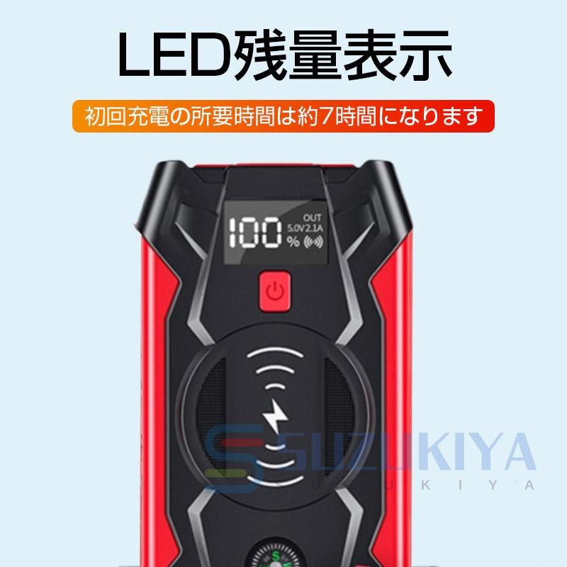 ジャンプスターター 緊急始動 12V ポータブル電源 車用品 39800mAh 大容量 バッテリー上がり モバイルブースター ピーク800A 安全 モバイルバッテリー  防災対策 | LINEブランドカタログ