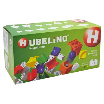 HUBELiNO 軌道式積木套件組合 德國製造 原裝進口 41PCS彈跳套件 含140孔底板  1組