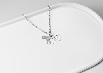 十二生肖─猴 項鍊【迷你款】_動物系列_造題