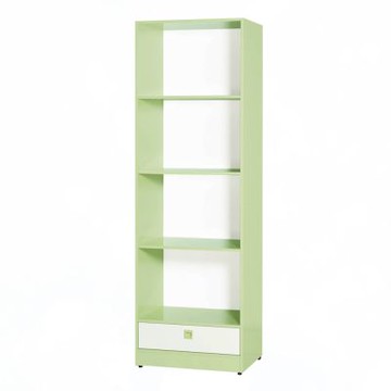 文創集-南亞塑鋼    羅曼 南亞塑鋼2尺單抽四格高收納櫃-61.4x45x193.6cm免組