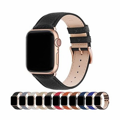 アップルウォッチ バンドベルト Apple Watch 6 Se 5 4 3 レザー 本革 38mm 40mm 42mm 44mm レザーバンド 保護ケース付 通販 Lineポイント最大get Lineショッピング