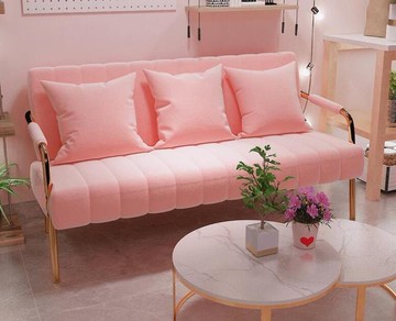 沙發 木優網紅款輕奢沙發小戶型客廳出租房服裝店北歐布藝沙發雙人臥室