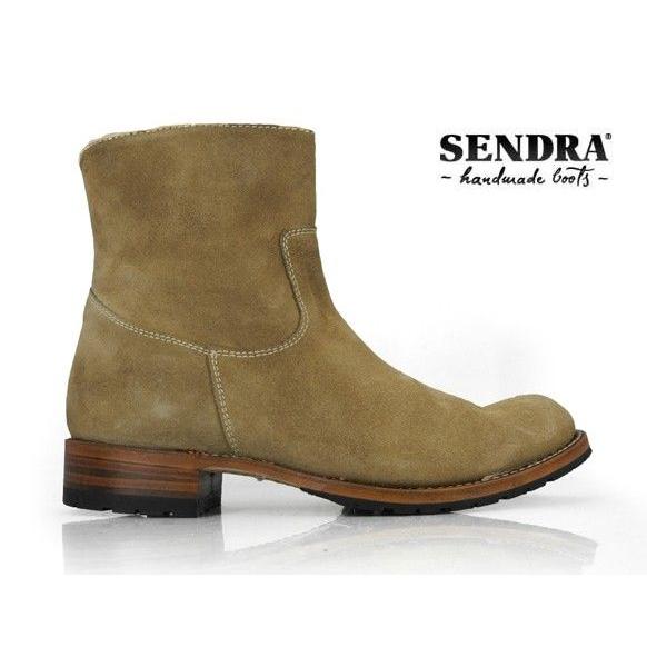 センドラ ペコスブーツ SERRAJE HARLEY 9491 ベージュ スエード メンズ SENDRA | LINEブランドカタログ